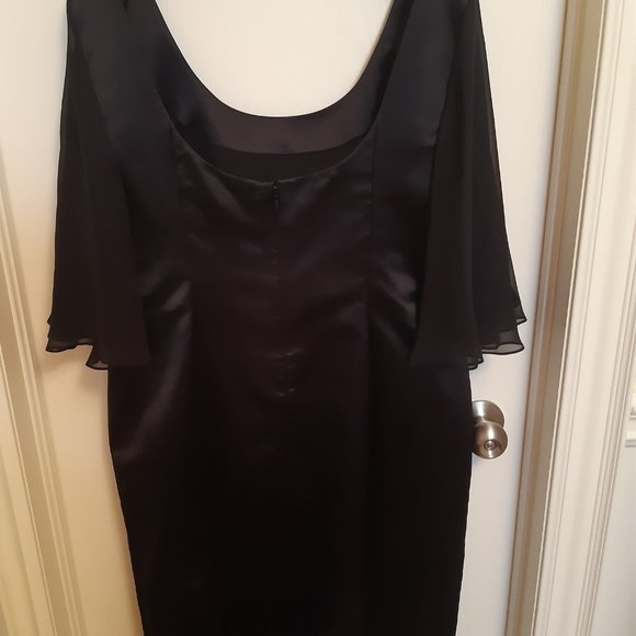 Escada Cocktail Silk Dress Plus Size - Picture 5 of 6